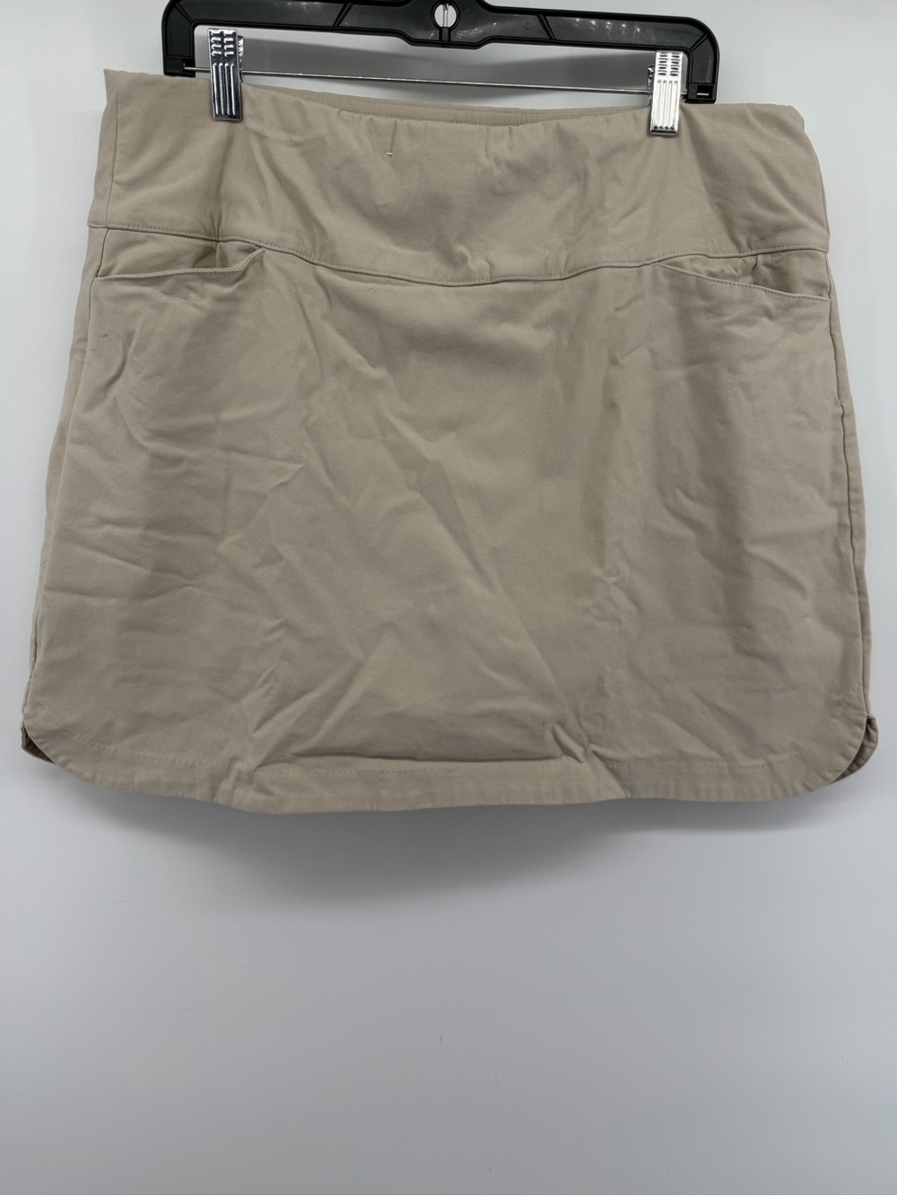 Lady Hagen Beige Mini Golf Skort
